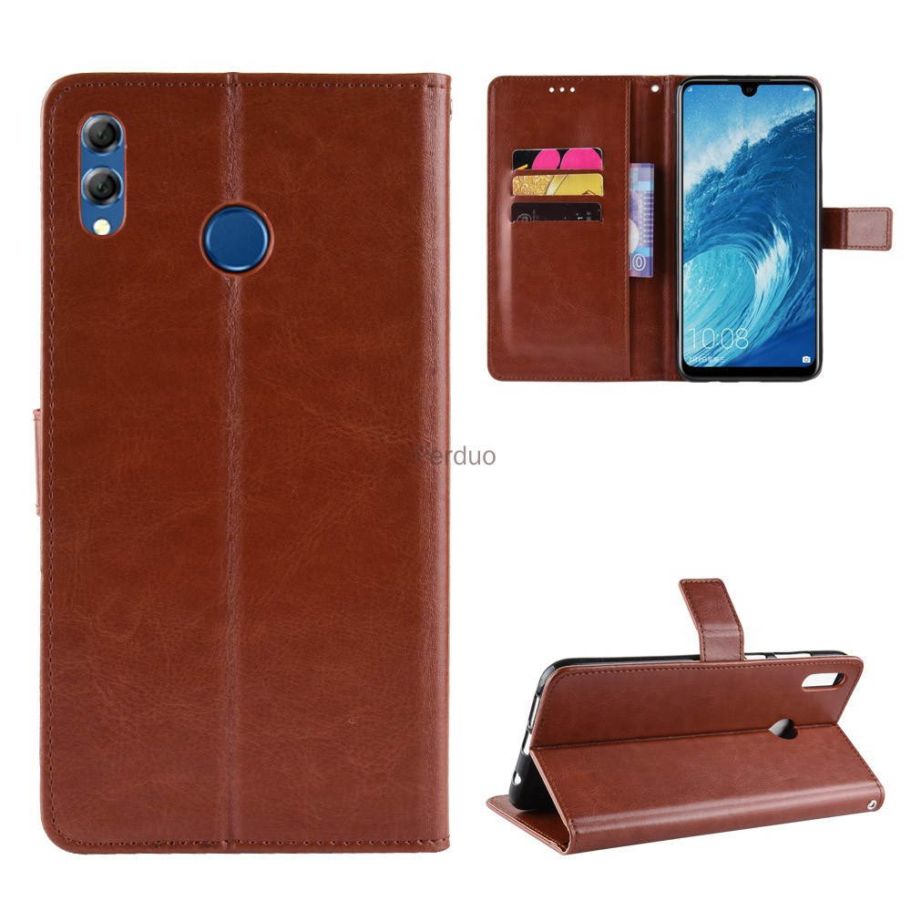 Honor 8X Max ARE-AL00 ARE-L22HN ARE-AL10 Ốp Lưng Ví Da PU Khe Cắm Thẻ Bao Da Huawei Honor 8X JSN-L22