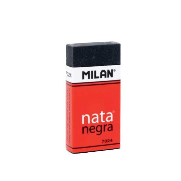 Gôm Milan Soft Black Plastic Erasers - Milan