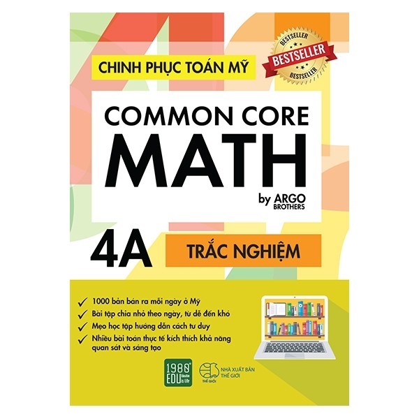 Sách - Chinh Phục Toán Mỹ - Common Core Math (Tập 4A)