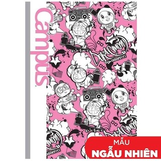Vở Doraemon Graffiti - B5 Kẻ Ngang Có Chấm 120 Trang ĐL 58-65g/m2 - Campus NB-BDGF120 (Mẫu Màu Giao Ngẫu Nhiên)