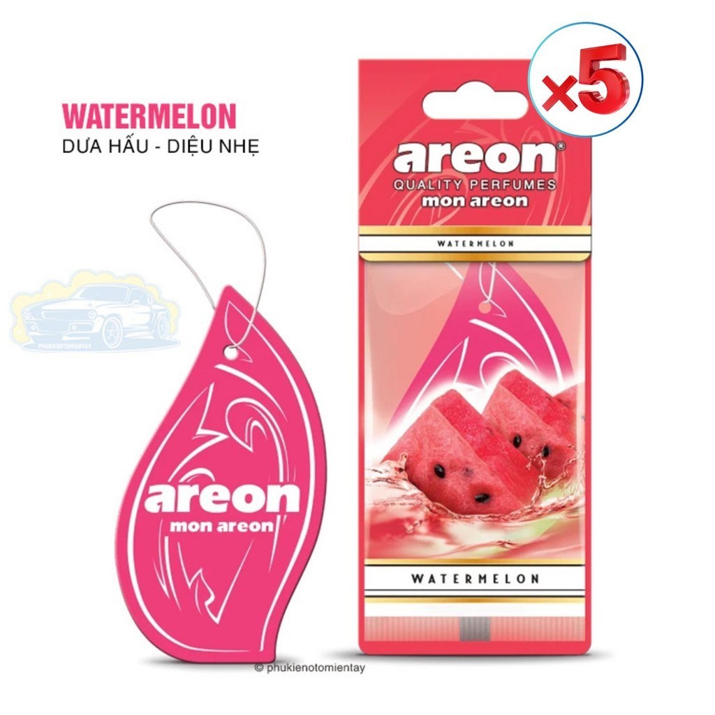 [COMBO 5 CÁI] Lá Thơm Treo Xe Ô Tô Areon Nhập Khẩu Chính Hãng Khử Mùi, Trang Trí Nội Thất Xe Hơi 4