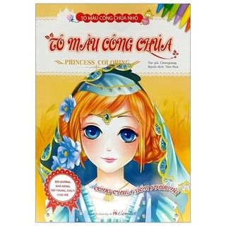 Sách - tô màu công chúa - công chúa bốn phương