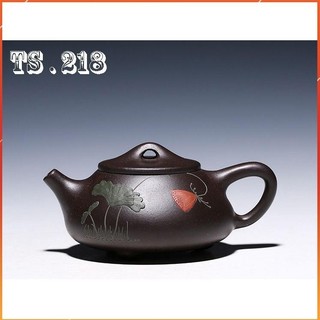 Ấm tử sa nghi hưng - thạch biều - liên hoa