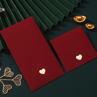 Kuzhen 6 Cái / gói Phong Bì Đỏ Trung Quốc Năm Mới Lễ Hội Mùa Xuân Trẻ Em Phong Bì Tiền May Mắn Gói Màu Đỏ Quà Tặng Phong Bì Túi Màu Đỏ HOT