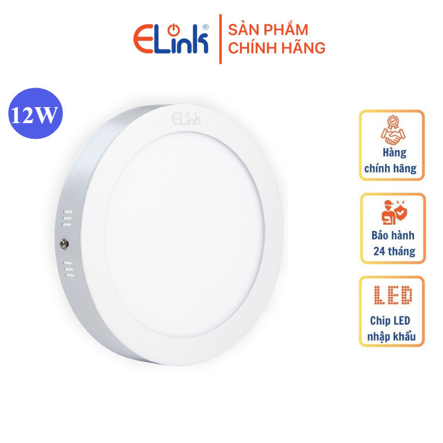 Đèn LED PANEL ốp trần ELINK 12W Tròn, Ánh sáng trắng - ELINK LIGHTING