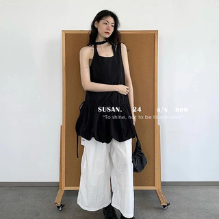 Hàn Quốc Hepburn Phong Cách Đen Áo Vest Hoa Bud Đầm Nữ Mùa Hè Phong Cách Mới Nhỏ Slimfit Ôm Hơn Nhìn Lông Tơ Váy Ngắn