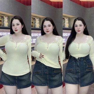 60-90kg chân váy jean dây kéo mã 2052 bigsize vương ngọc hân