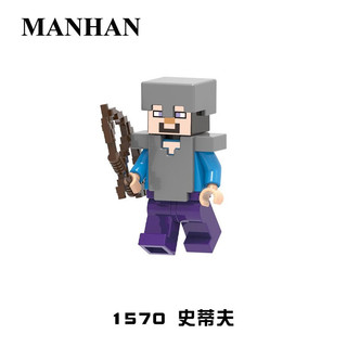 Set đồ chơi lắp ráp mô hình thành phố mini robot minecraft cho bé