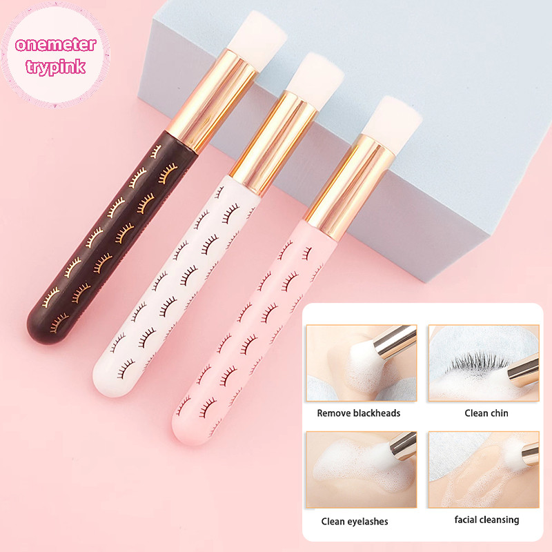 Onemetertry 1 Chiếc Bàn Chải Làm Sạch Lông Mi Cho Mi Nối Dài Tiếp Liệu Lash Dầu Gội Rửa Mũi Sâu Mụn Đầu Đen Tẩy Mặt Sạch Cọ Trang Điểm VN