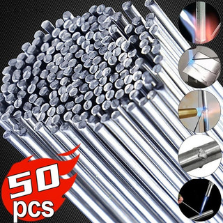 20 / 50 Cái Nhiệt Độ Thấp Dễ Tan Nhôm Đa Năng Bạc Que Hàn Cored Dây Thanh Hàn Không Cần Hàn Bột Hàn Thanh Hàn