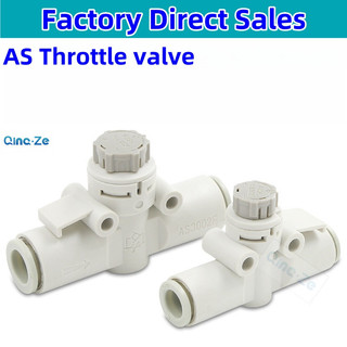 Ống AS1002F có khóa 04 Van tiết lưu AS2002F Van điều khiển tốc độ AS2052F Điều khiển AS3002F-06 08 Van điều khiển dòng chảy Lắp thành phần khí nén