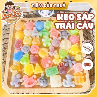  Kẹo Sáp Trái Cây Nhiều Vị Hình Kẹo Sáp Ong Nhân Siro Chảy 