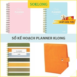 Sổ kế hoạch Planner Klong Sổ KLONG, sổ tay A5 quản lý mục tiêu nhiều mẫu