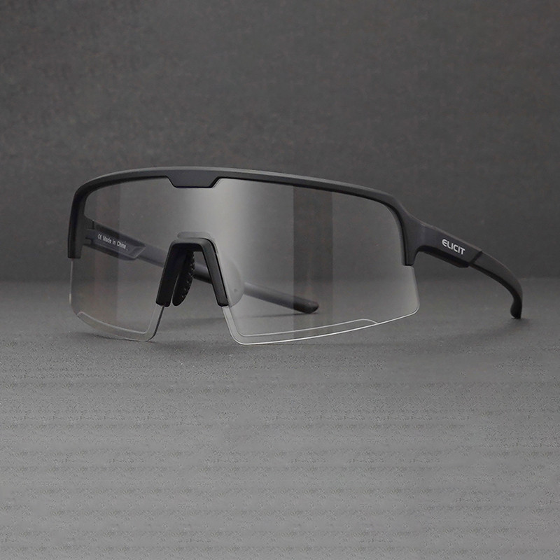Elicit E159B Kính Đi Xe Đạp Photochromic UV400 Nam Nữ Kính Mát Thể Thao MTB Kính Xe Đạp Chạy Sắc Thá