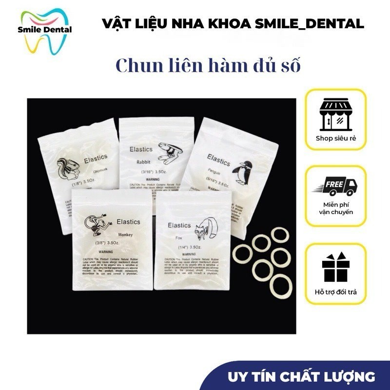 { GIÁ SỐC } Chun liên hàm chỉnh nha - Thun liên hàm niềng răng - Chun đeo mắc cài