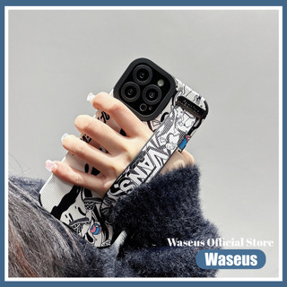 Ốp Lưng Nghệ Thuật Bền Đẹp Cho Apple iPhone 16 Pro Max 15 14 13 12 11 Pro Max 7 8 Plus XS Max XR X Có Dây Đeo Tay