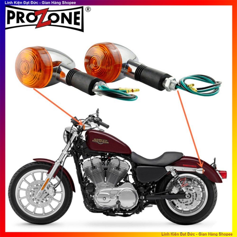 Cặp đèn xi nhan xe 67, CD, CG125, XV250, xe ba gác các loại (V250) - HCM