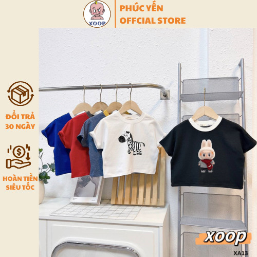 Đồ mặc nhà Áo phông cánh dơi XOOP cotton 4 chiều in Người Dơi cho bé (10-25kg) XA13D Shop Phúc Yến ,Đồ bộ thời trang