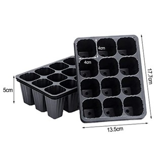 Practical Seed Starting Trays for Robust For Vegetable and Fruit Seedlings 10pcs