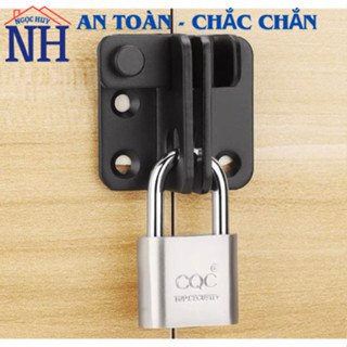  Chốt cửa   khoá cửa inox 304 khóa cửa gạt trái phải dày 3.5mm tặng kèm đinh vít 