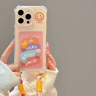 Phong Cách Hàn Quốc ins Tranh Sơn Dầu Mặt Cười Ba Chiều Chấm Bi M Bean Thích Hợp Cho iPhone15promax Vỏ Điện Thoại Apple 14 13 12 11 XSmax XR 8plus 7 Vỏ Thẻ Phong Cách Mới Vỏ Mềm Silicon Vỏ Điện Thoại Chống Sốc
