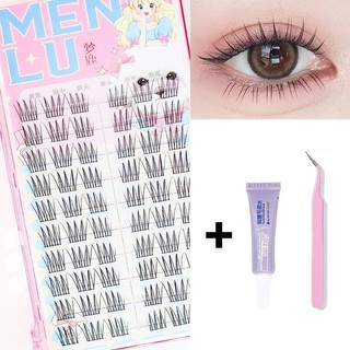 Dream Deer Cat Claw Hoa Hướng Dương Lông Mi Giả Dung Tích Lớn Lông Mi Giả Tự Nhiên Có Keo Và Nhíp