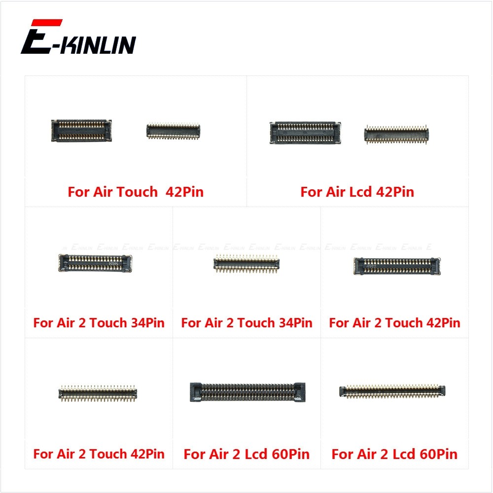 Màn hình LCD Bộ số hóa màn hình cảm ứng Đầu nối FPC cho iPad 5 Air 6 Air 2 Air3 Trên bảng mạch chủ L