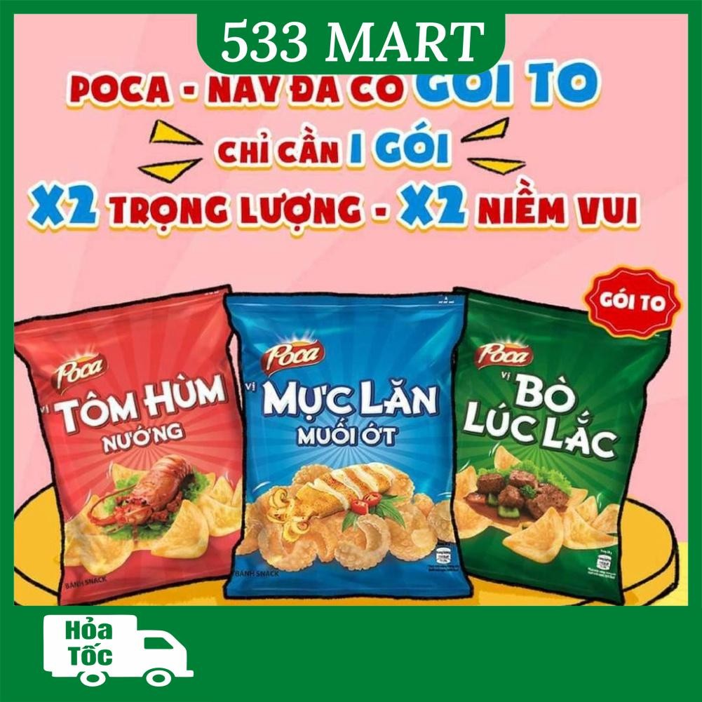 [GÓI 60G] [ĐỦ VỊ] Snack Poca 60g