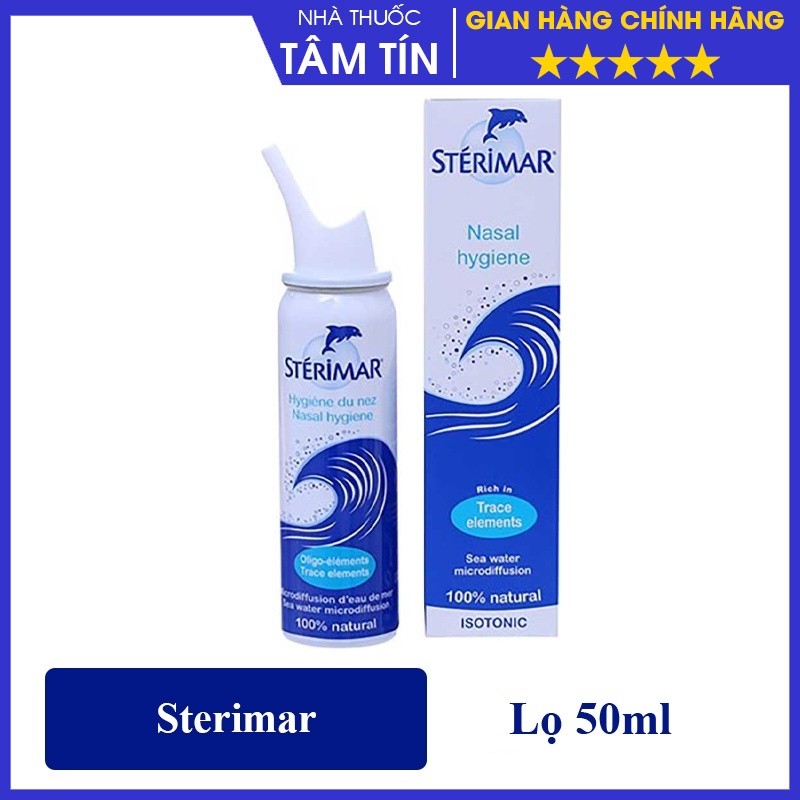 Nước biển sâu Sterimar nasal hygiene lọ 50ml