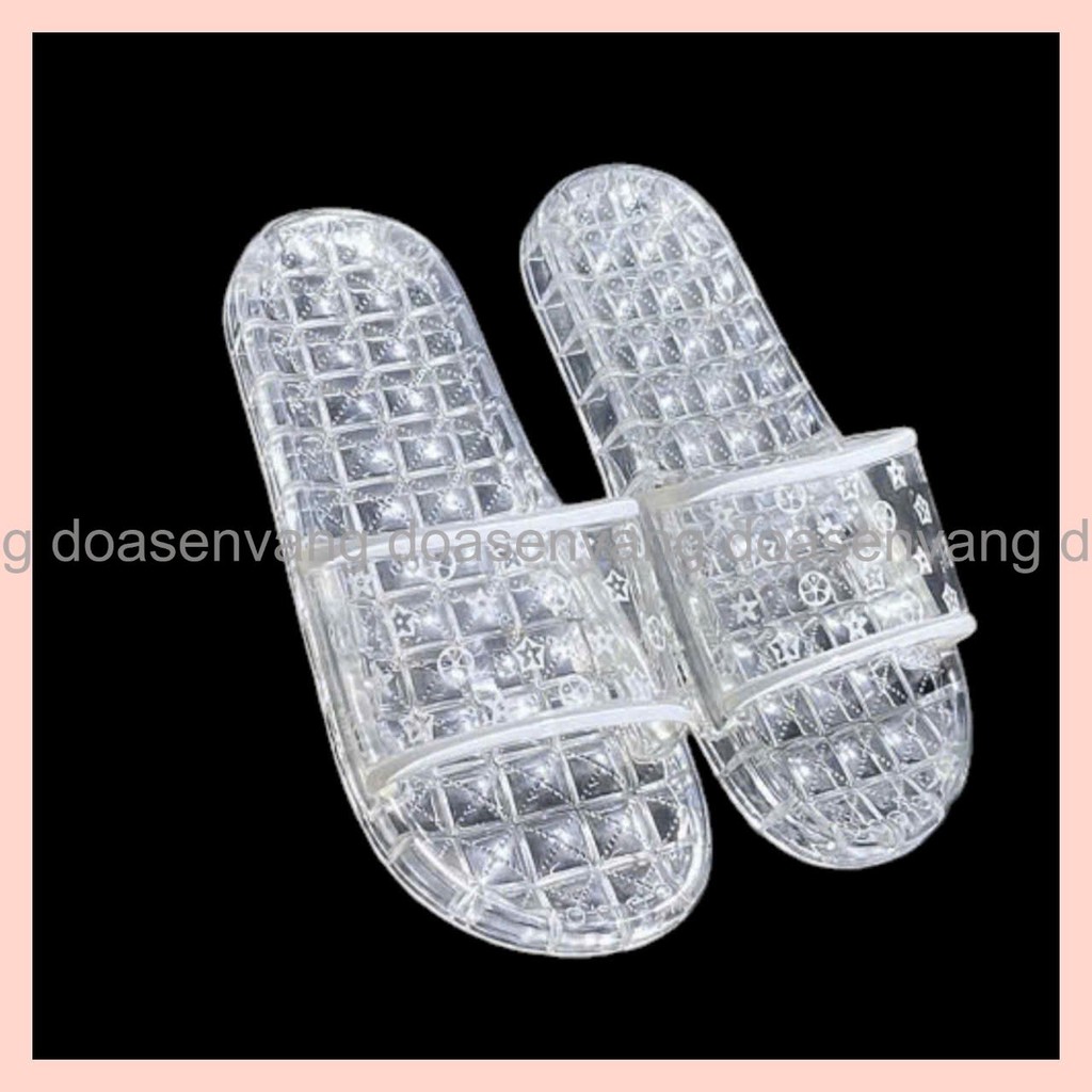 [DÉP MỚI HCM] Dép nữ dép lê quai ngang trong suốt đi trong nhà, đường phố thời trang mẫu xinh