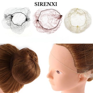SIRENXI 20 / 40 Lưới Búi Tóc Chất Liệu Co Giãn Nhiều Màu Thời Trang Cho Nữ