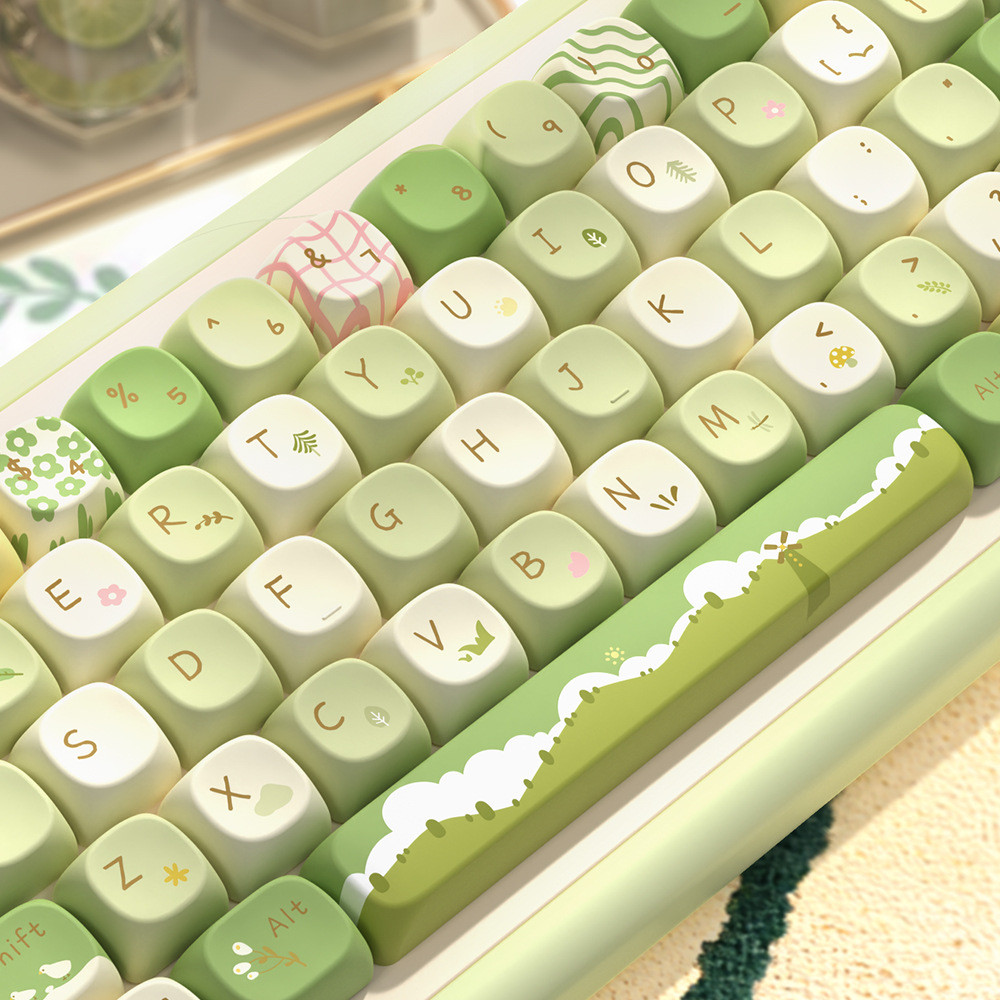 Pbt Keycap MCA Mountain Stream Bàn Phím Cơ Bản Chủ Đề Ban Đầu Keycap Nhuộm Thăng Hoa Xanh Dễ Thương Cô Gái Cá Tính Sáng Tạo Bàn Phím Cơ | BigBuy360 - bigbuy360.vn