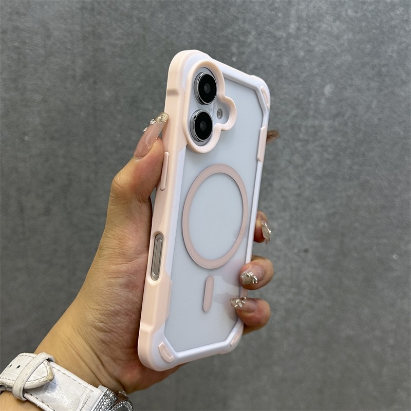 Ốp điện thoại từ tính trong suốt sang trọng cho iPhone 16 15 14 13 12 11 Pro Max 16 Plus Vỏ bảo vệ toàn diện Vỏ cứng chống sốc | BigBuy360 - bigbuy360.vn