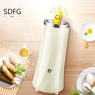 Máy cuộn trứng tự động, Máy ăn sáng phủ chống dính Máy làm cuộn trứng tự động, Thiết bị nhà bếp có bàn chải làm sạch có que Máy xúc xích cuộn trứng Sử dụng tại nhà