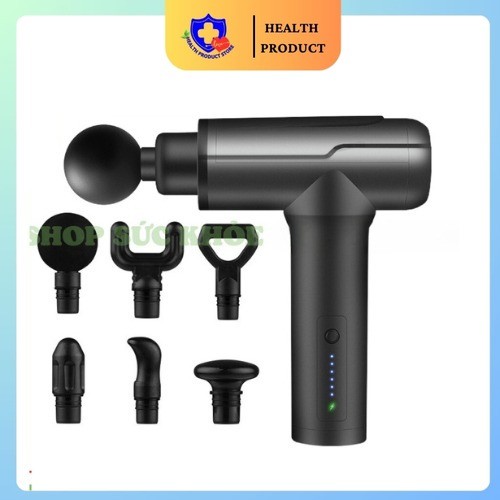 Máy massage cầm tay KONKA 99 cấp độ 6 đầu trị đau nhức toàn thân hiệu quả, màn hình hiển thị led rõ 