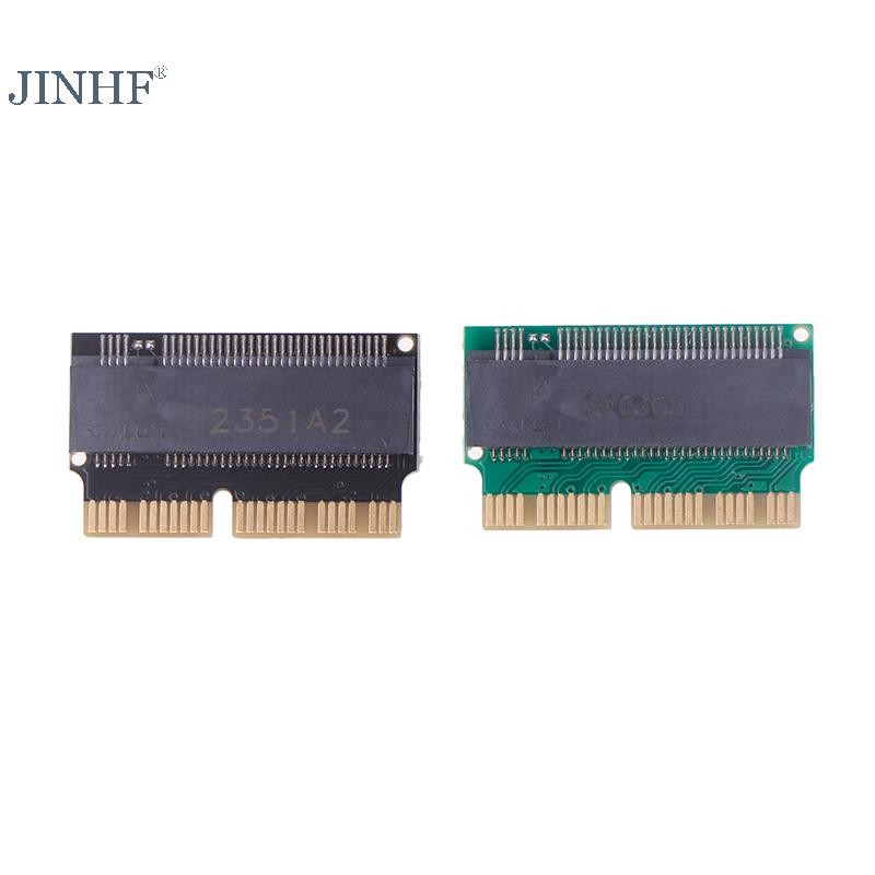 Jinhf 1PC Cho M.2 NVMe PCI-E M2 SSD Chuyển Đổi Thẻ Macbook SSD Adapter Cho Điện Thoại Macbook Air Pr