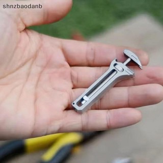 Dụng cụ đa năng titan có đầu vonfram - Mở nắp chai, cắt móng tay, tiện lợi cho việc cắm trại ngoài trời