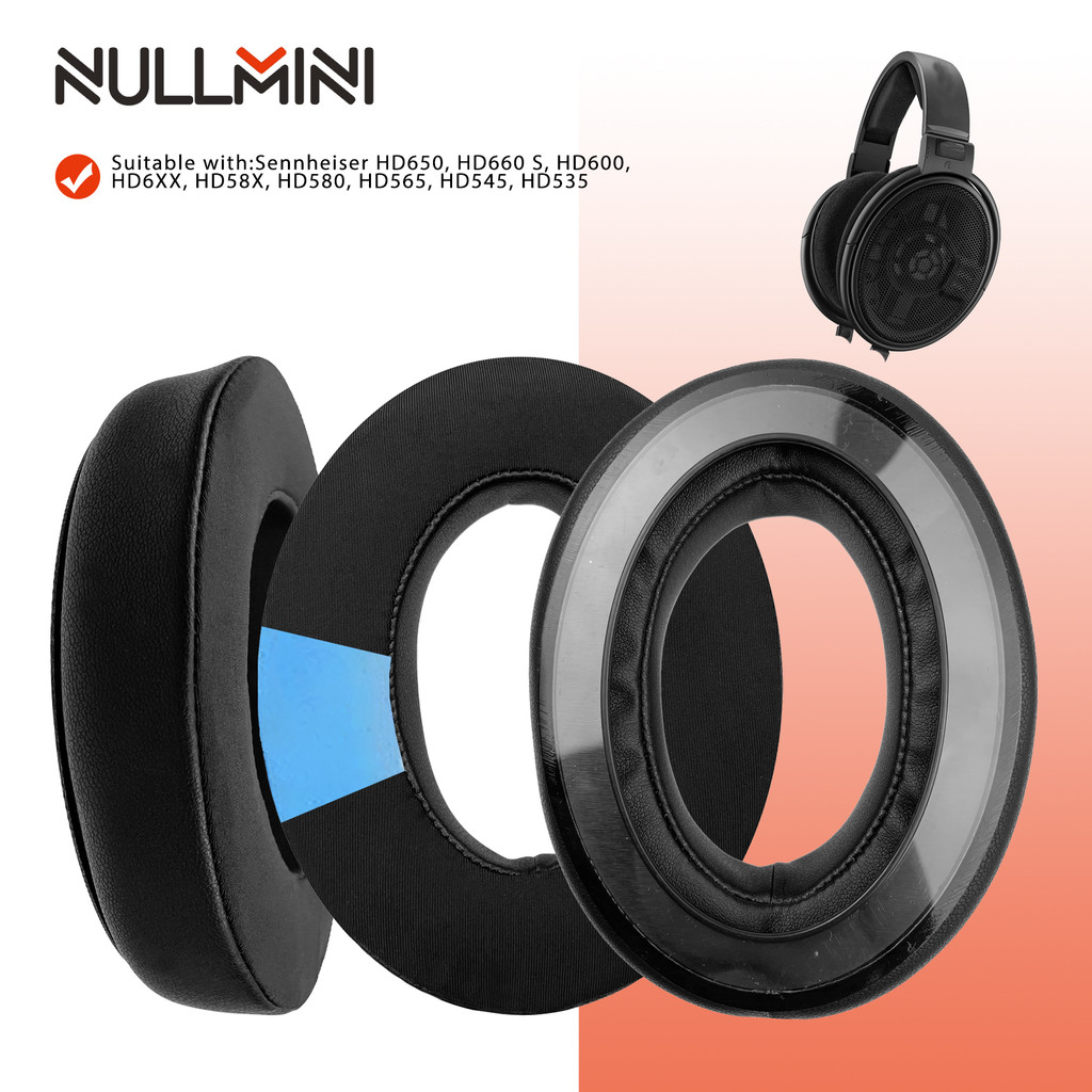 Miếng đệm tai nghe thay thế NullMini cho Sennheiser HD650, HD660 S, HD600, HD6XX, HD58X, HD580, HD56