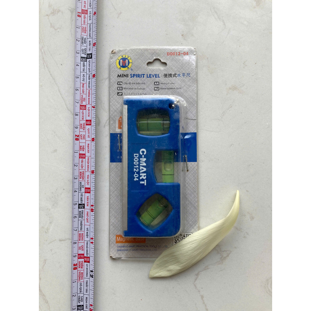 Thước Thuỷ Mini Có Từ 100mm/4" D0012-04 CMART, Thước Nivo, Livo Nhỏ, Thước Thăng Bằng Mini
