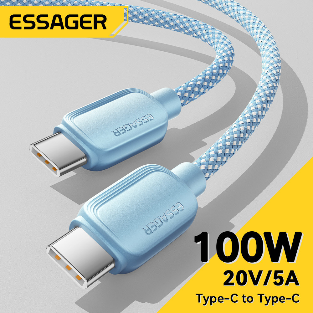 LENOVO Dây Cáp Sạc Nhanh usbc type-c essager 100w Cho iphone macbook ipad xiaomi