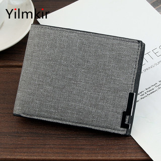 Ví vải du lịch nam - Hộp đựng thẻ đa chức năng nhẹ có túi đựng tiền xu