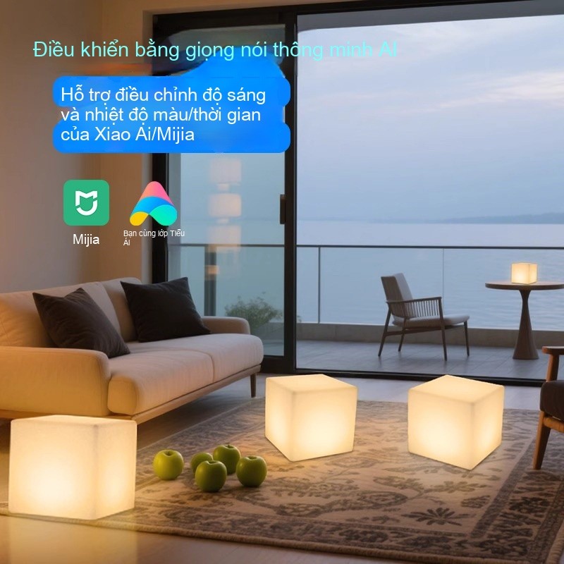 Mijia Smart Floor Lamp for Bedroom, Living Room, Balcony, Nordic Style Atmosphere Lamp, Xiao Ai Voic