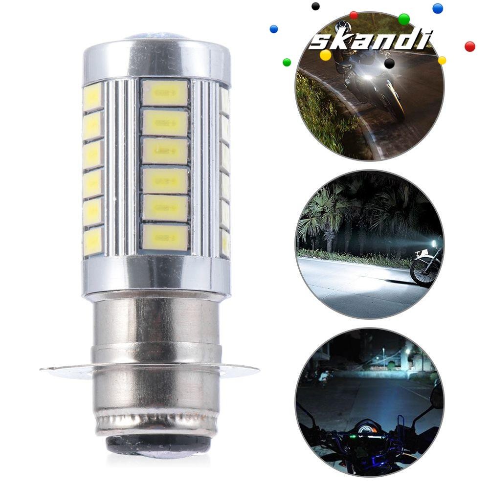 Đèn pha xe máy SKANDI Trắng DRL H6 BA20D