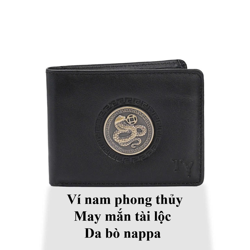 ví 12 con giáp da bò nappa khóa đồng 3D con giáp đem lại may mắn tài Lộc, bóp đựng tiền, đựng thẻ hì