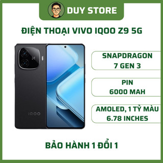 Điện Thoại Vivo iQOO Z9 5G - Snapdragon 7 Gen 3 - BH 1 đổi 1 - TRẦN DUY STORE