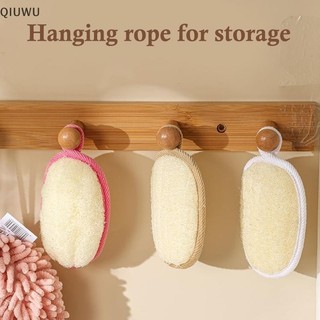 QIUWU Bọt Biển Loofah Tự Nhiên Bọt Biển Tắm Mềm Tẩy Tế Bào Chết Da Dụng Cụ Vệ Sinh Sức Khỏe Tắm Bàn Chải Tắm Unisex Bọt Loofah Bàn Chải Tắm.