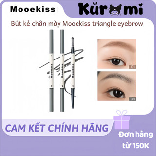   MOOEKISS  Bút Chì kẻ mày Mooekiss bút kẻ chân mày tam giác Chống nước Chống mồ hôi Chất liệu mịn màng Dễ sử dụng 70mg 