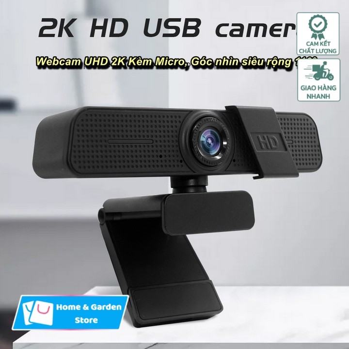 [HCM] - Webcam C150 2K 1080P HD Web Camera Kèm Micro USB Cho Máy Tính PC Góc nhìn rộng 110° - Home &