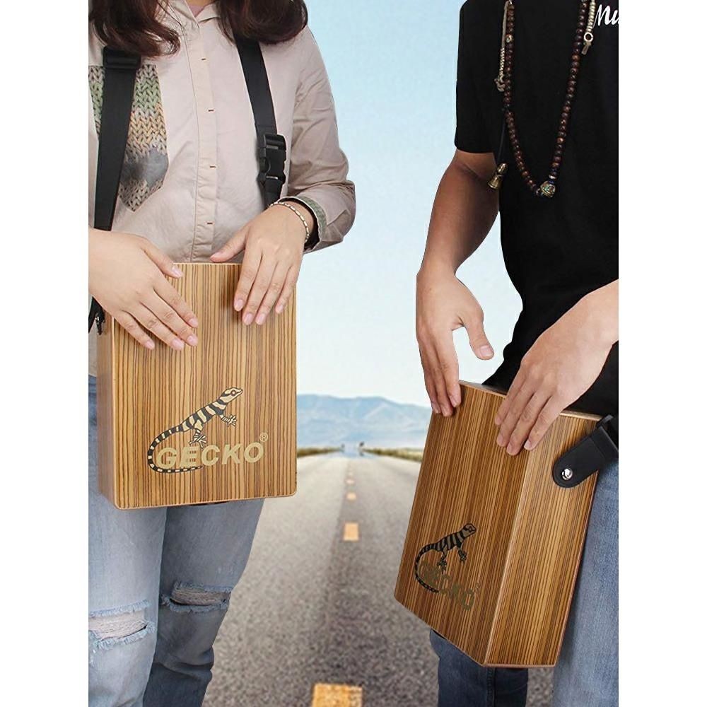 Đàn gõ GECKO Gecko Cajon chuyên nghiệp, nhạc cụ du lịch, nhạc cụ gõ cầm tay, nhạc cụ gõ di động