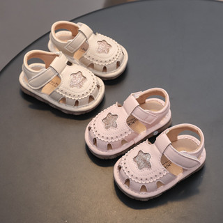  Giày của bé 365_Rọ tập đi ngôi sao - Đế mềm có kèn chống trượt cho bé 0-2 tuổi 